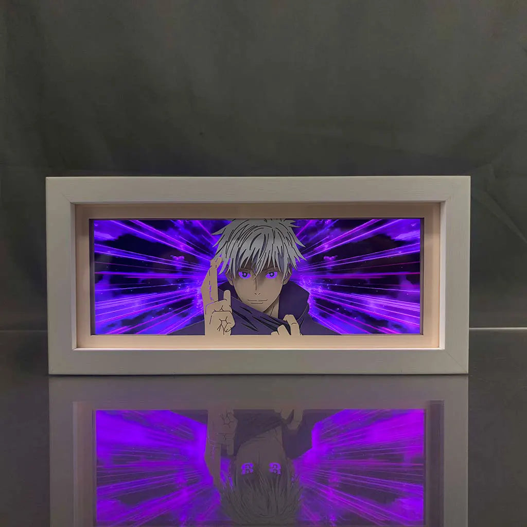Anime LED Light Box Night Light – 3D Paper Cut Lamp