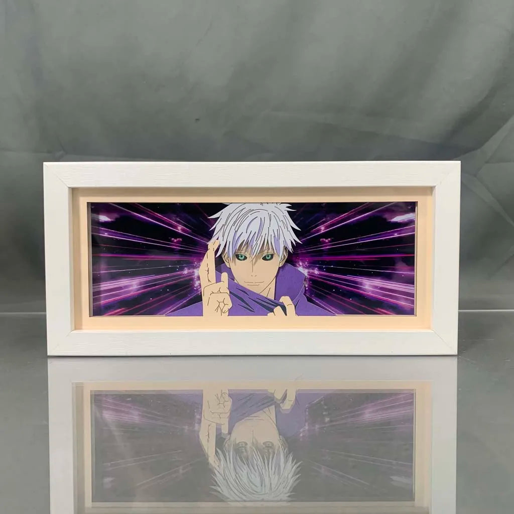 Anime LED Light Box Night Light – 3D Paper Cut Lamp