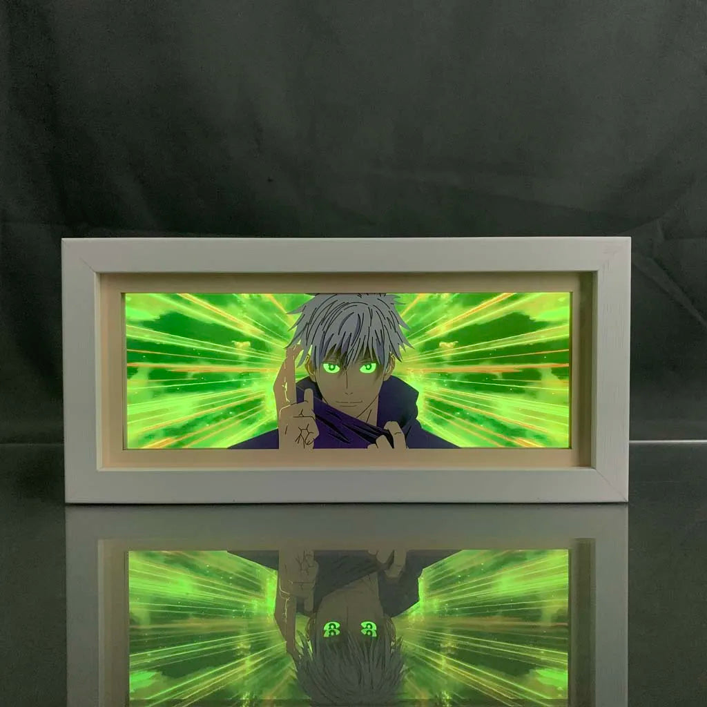 Anime LED Light Box Night Light – 3D Paper Cut Lamp